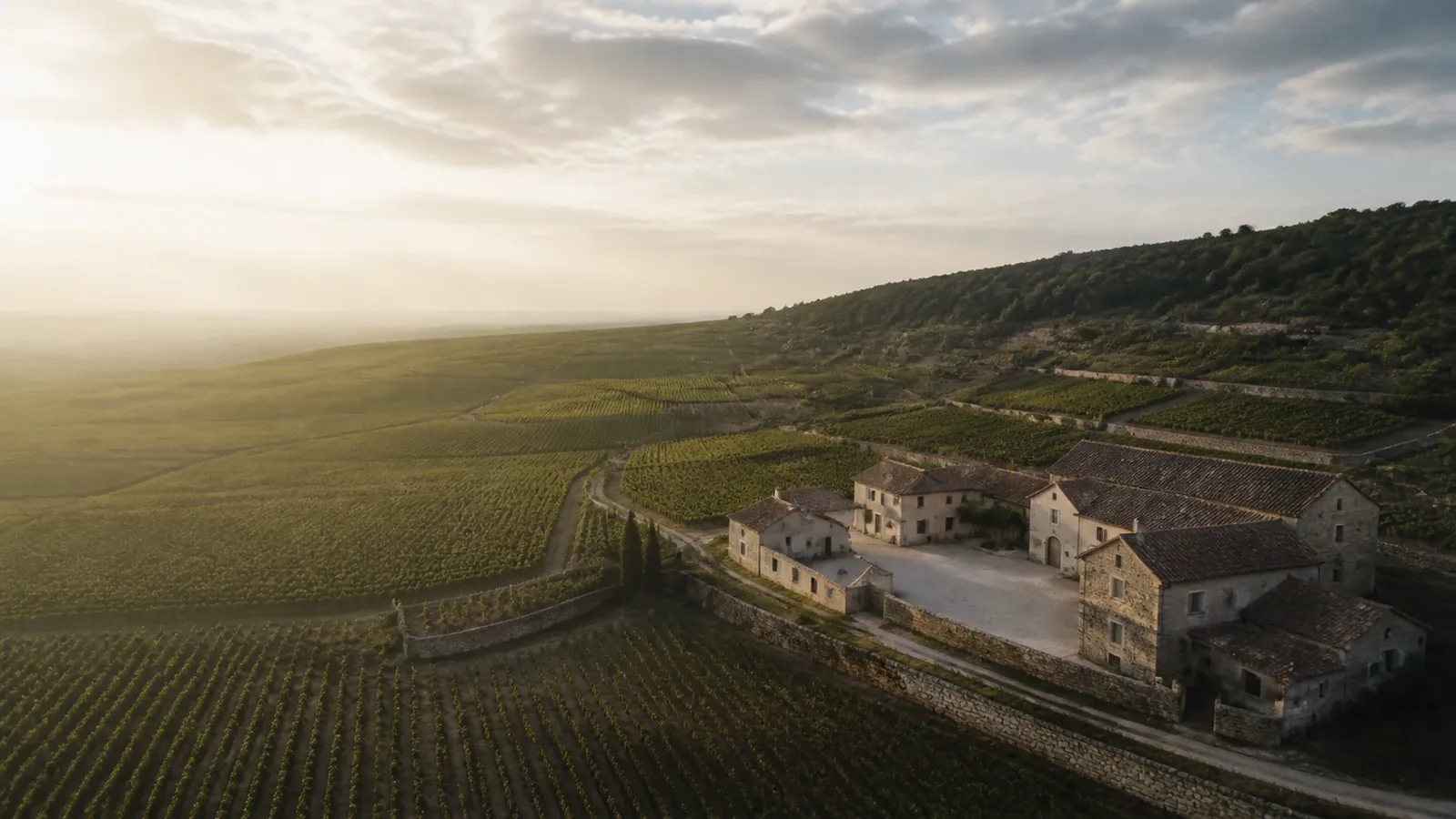 grand vin de Chassagne-Montrachet, vignoble de la Côte de Beaune